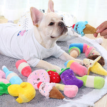 Load image into Gallery viewer, Animals Cartoon Dog Toys Stuffed Squeaking Pet Toy Cute Plush Puzzle For Dogs Cat Chew Squeaker Squeaky Toy For Pet Supplies
