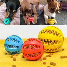 Load image into Gallery viewer, New Pet Toys 5CM Dog Toys Interactive Elasticity Ball Natural Rubber Leaking Ball Tooth Clean Ball Cat Dog Chew Interactive Toys
