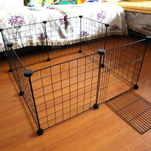 Load image into Gallery viewer, Foldable Pet Playpen Iron Fence Puppy Kennel House Exercise Training Puppy Kitten Space Dogs Supplies rabbits guinea pig Cage
