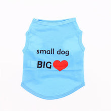 Load image into Gallery viewer, Cute Printed Summer Pets tshirt Puppy Dog Clothes Pet Cat Vest Cotton T Shirt Pug Apparel Costumes Dog Clothes for Small Dogs
