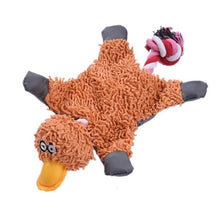 Load image into Gallery viewer, Pet Dog Squeaky Toy Durable Cute Papa Duck Making Sound Plush Dog Puppy Chew Toys Training Teething Toys For Small Medium Dogs
