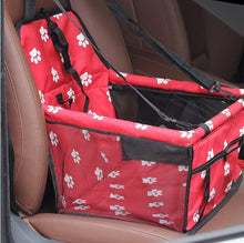 Load image into Gallery viewer, Pet Dog Car Carrier Seat Bag Waterproof Basket Folding Hammock Pet Carriers Bag For Small Cat Dogs Safety Travelling Mesh
