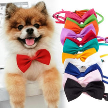 Load image into Gallery viewer, Pet Dog Cat Necklace Adjustable Strap for Cat Collar Dogs Accessories pet dog bow tie puppy bow ties dog Pet supplies
