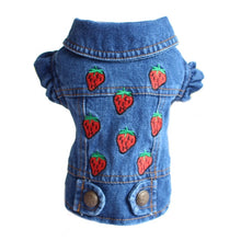 Load image into Gallery viewer, XS-2XL Denim Dog Clothes Cowboy Pet Dog Coat Puppy Clothing For Small Dogs Jeans Jacket Dog Vest Coat Puppy Outfits Cat Clothes
