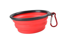 Load image into Gallery viewer, 1000ml Large Collapsible Dog Pet Folding Silicone Bowl Outdoor Travel Portable Puppy Food Container Feeder Dish Bowl
