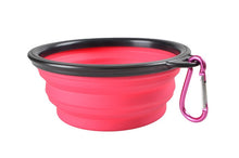 Load image into Gallery viewer, 1000ml Large Collapsible Dog Pet Folding Silicone Bowl Outdoor Travel Portable Puppy Food Container Feeder Dish Bowl
