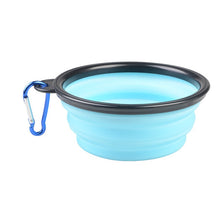 Load image into Gallery viewer, 1000ml Large Collapsible Dog Pet Folding Silicone Bowl Outdoor Travel Portable Puppy Food Container Feeder Dish Bowl
