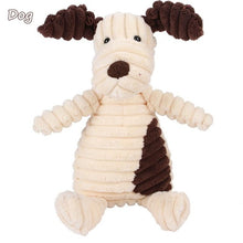 Load image into Gallery viewer, Corduroy Dog Toys for Small Large Dogs Animal Shape Plush Pet Puppy Squeaky Chew Bite Resistant Toy Pets Accessories Supplies
