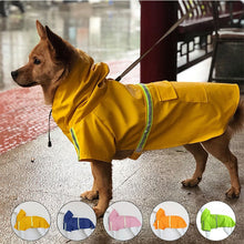 Load image into Gallery viewer, S-5XL Pets Small Dog Raincoats Reflective Small Large Dogs Rain Coat Waterproof Jacket Fashion Outdoor Breathable Puppy Clothes
