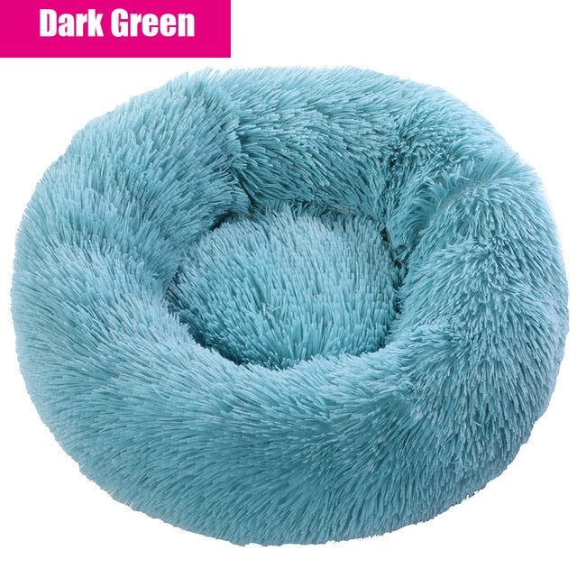 Super Large Dog Bed Round Washable Pets Bed Winter Warm Sleeping Plush Dog Kennel Cat Mats Puppy Cushion Mat Dog Cat Supplies