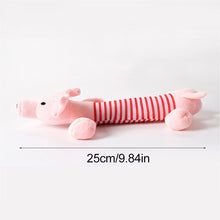 Load image into Gallery viewer, Cute Pet Dog Cat Plush Squeak Sound Dog Toys Funny Fleece Durability Chew Molar Toy Fit for All Pets Elephant Duck Pig
