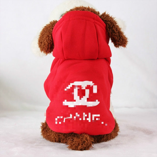 Hoodie Dog Clothes Autumn Winter Models Medium Small Cat Dogs Sports Sweater Hoodies Chihuahua Pugs French Bulldogs Pet Clothing