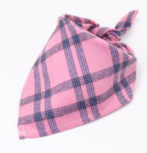 Load image into Gallery viewer, Dog Bandanas Large Pet Scarf Pet Bandana For Dog Cotton Plaid WashableBow ties Collar Cat Dog Scarf Large Dog Accessories
