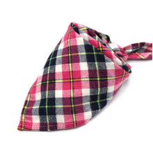 Load image into Gallery viewer, Dog Bandanas Large Pet Scarf Pet Bandana For Dog Cotton Plaid WashableBow ties Collar Cat Dog Scarf Large Dog Accessories
