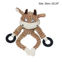 Load image into Gallery viewer, Dog Toys Stuffed Donkey Squeaking Pet Toy Cute Plush Puzzle Interactive Toy For Dogs Cat Chew Squeaker Squeaky Pet Toy
