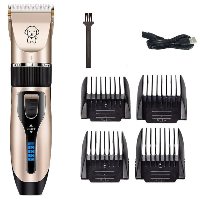 Dicway Pet Cat Hair Clippers for dogs Rechargeable Grooming Shaver professional Set Electric Shear Hair Trimmer for Animal kit