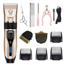 Load image into Gallery viewer, Dicway Pet Cat Hair Clippers for dogs Rechargeable Grooming Shaver professional Set Electric Shear Hair Trimmer for Animal kit
