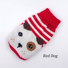 Load image into Gallery viewer, Winter Cartoon Cat Dog Clothes Warm Christmas Sweater For Small Yorkie Pet Clothing Coat Knitting Crochet Cloth XS-3XL
