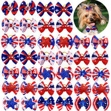 Load image into Gallery viewer, 20PCS pet Bows Dog Hair Bows for Puppy Yorkshirk Small Dogs Hair Accessories Grooming Bows Rubber Bands Dog Bows Pet Supplies
