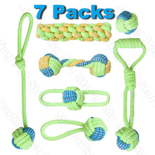 Load image into Gallery viewer, Pet Dog Toys for Large Small Dogs Toy Interactive Cotton Rope Mini Dog Toys Ball for Dogs Accessories Toothbrush Chew Puppy Toy
