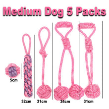 Load image into Gallery viewer, Pet Dog Toys for Large Small Dogs Toy Interactive Cotton Rope Mini Dog Toys Ball for Dogs Accessories Toothbrush Chew Puppy Toy
