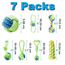 Load image into Gallery viewer, Pet Dog Toys for Large Small Dogs Toy Interactive Cotton Rope Mini Dog Toys Ball for Dogs Accessories Toothbrush Chew Puppy Toy
