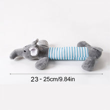 Load image into Gallery viewer, Cute Pet Dog Cat Plush Squeak Dog Toy Interesting Fleece Durable Chewing Pet Molar Toy Suitable For All Pets Elephant Duck Pig
