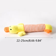 Load image into Gallery viewer, Cute Pet Dog Cat Plush Squeak Dog Toy Interesting Fleece Durable Chewing Pet Molar Toy Suitable For All Pets Elephant Duck Pig
