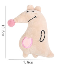 Load image into Gallery viewer, Cute Pet Dog Cat Plush Squeak Dog Toy Interesting Fleece Durable Chewing Pet Molar Toy Suitable For All Pets Elephant Duck Pig
