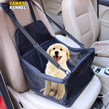 Load image into Gallery viewer, CAWAYI KENNEL Travel Dog Car Seat Cover Folding Hammock Pet Carriers Bag Carrying For Cats Dogs transportin perro autostoel hond
