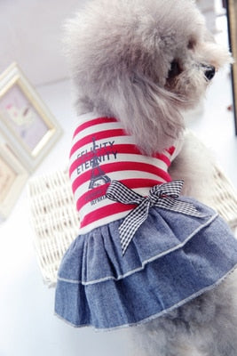 Cheap On Sale Pet Dress For Dog Little Small Pink Green Blue Puppies Animal Cat Tutu Wedding Party Skirt Clothes For Chihuahua