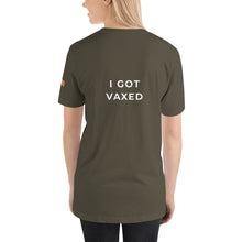 Load image into Gallery viewer, BECAUSE I AM INFORMED Short-Sleeve Unisex T-Shirt White Ink 2
