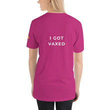 Load image into Gallery viewer, BECAUSE I AM INFORMED Short-Sleeve Unisex T-Shirt White Ink 2
