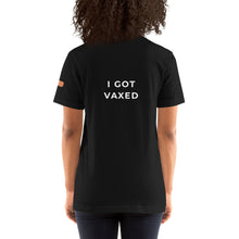 Load image into Gallery viewer, BECAUSE I AM INFORMED Short-Sleeve Unisex T-Shirt White Ink 1
