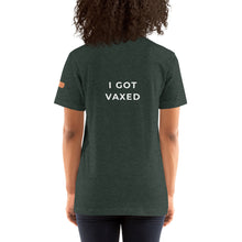 Load image into Gallery viewer, BECAUSE I AM INFORMED Short-Sleeve Unisex T-Shirt White Ink 1
