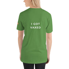 Load image into Gallery viewer, BECAUSE I AM INFORMED Short-Sleeve Unisex T-Shirt White Ink 2
