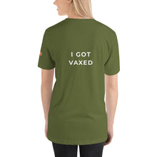 Load image into Gallery viewer, BECAUSE I AM INFORMED Short-Sleeve Unisex T-Shirt White Ink 2
