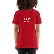 Load image into Gallery viewer, BECAUSE I AM INFORMED Short-Sleeve Unisex T-Shirt White Ink 1
